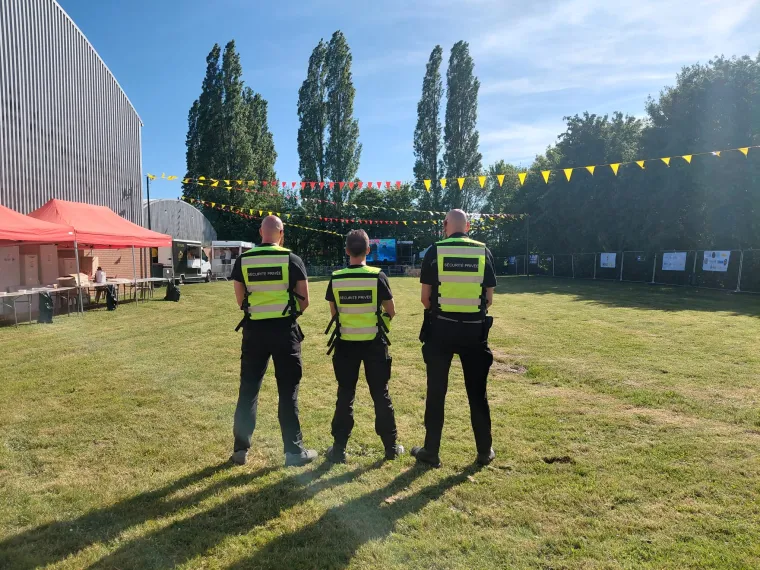 Sécurisation de la fan zone pour la finale de la coupe de france à Houdain, Arras, Nemesis Events Security